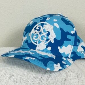 G/FORE Circle G's Snapback Golf‎ Hat Blue White Camo One Size Mens NEW